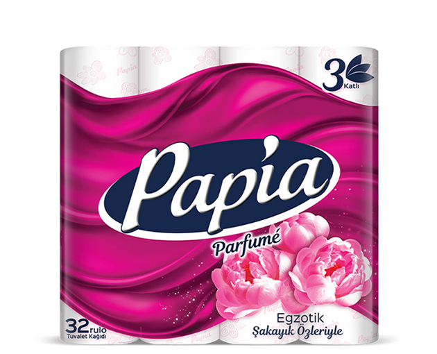 Papia 3 Layer Toilet Paper Fragrant 32 Psc